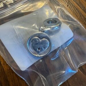 Pandora Silver Heart Charm Bracelet